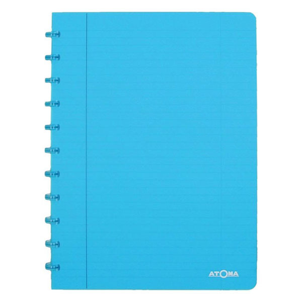 Atoma Trendy cahier ligné A4 72 feuilles - turquoise transparent 4137208 405239 - 1