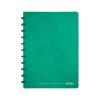 Atoma Trendy cahier ligné A4 72 feuilles - turquoise transparent