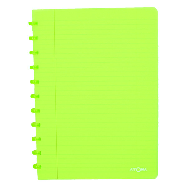 Atoma Trendy cahier ligné A4 72 feuilles - vert transparent 4137203 405236 - 1