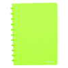 Atoma Trendy cahier ligné A4 72 feuilles - vert transparent