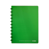 Atoma Trendy cahier ligné A4 72 feuilles - vert transparent
