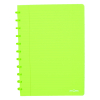 Atoma Trendy cahier ligné A4 72 feuilles - vert transparent