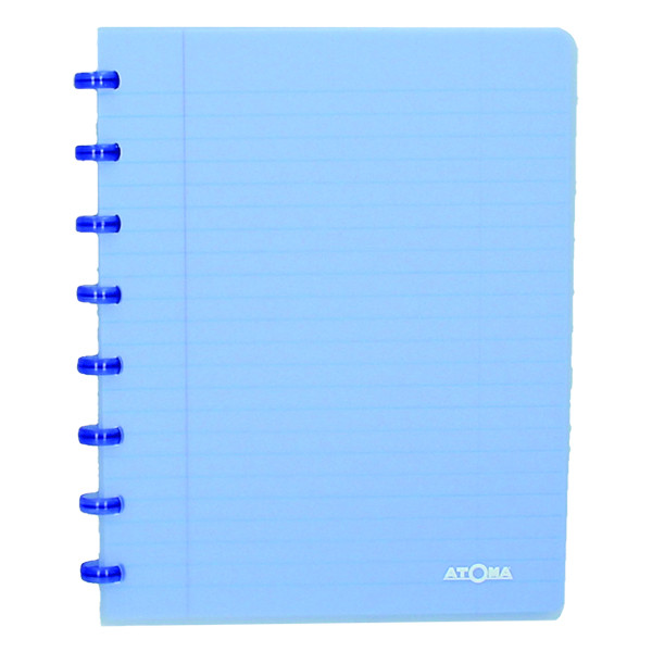 Atoma Trendy cahier ligné A5 72 feuilles - bleu transparent 4135602 405220 - 1