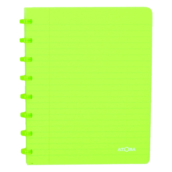 Atoma Trendy cahier ligné A5 72 feuilles - vert transparent 4135603 405221 - 1