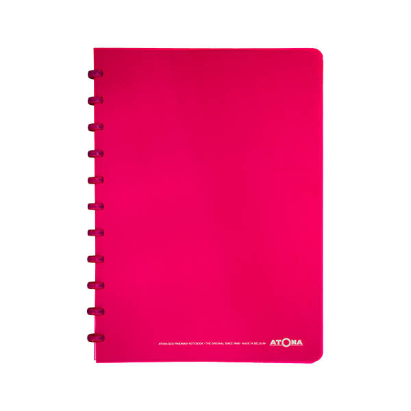 Atoma Trendy cahier quadrillé A4 72 feuilles (4 x 8 mm) - rosetransparent 405248 - 1