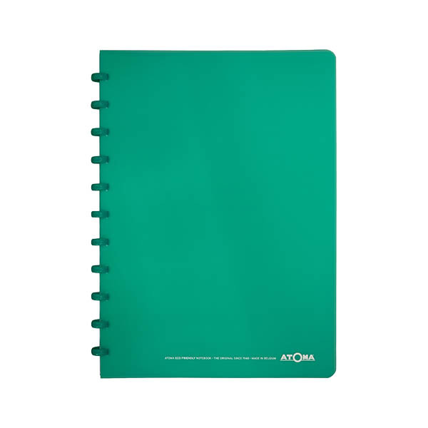 Atoma Trendy cahier quadrillé A4 72 feuilles (4 x 8 mm) - turquoise transparent 405249 - 1
