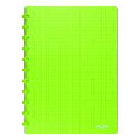 Atoma Trendy cahier quadrillé A4 72 feuilles (4 x 8 mm) - vert transparent 4137403 405246