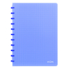 Atoma Trendy cahier quadrillé A4 72 feuilles (5 mm) - bleu transparent