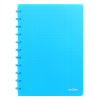 Atoma Trendy cahier quadrillé A4 72 feuilles (5 mm) - turquoise transparent