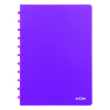 Atoma Trendy cahier quadrillé A4 72 feuilles (5 mm) - violet transparent