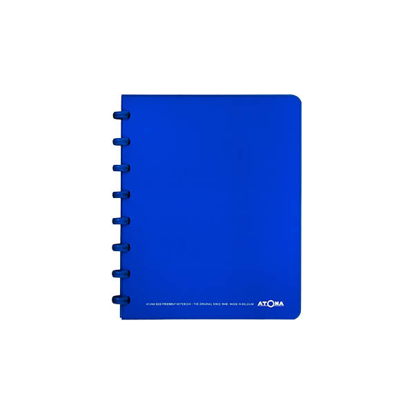Atoma Trendy cahier quadrillé A5 72 feuilles (4 x 8 mm) - bleu foncé 405230 - 1