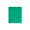 Atoma Trendy cahier quadrillé A5 72 feuilles (4 x 8 mm) - turquoise transparent