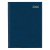 Aurora Business Florence agenda semainier avec division par demi-heure 2026 (1 semaine sur 2 pages) 6 langues - bleu 330172 - 1