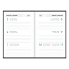Aurora Classic7 Luna agenda semainier 2026 (1 semaine sur 2 pages) 4 langues - bleu 330150 - 2