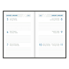 Aurora Classic7 Luna agenda semainier 2026 (1 semaine sur 2 pages) 4 langues - bordeaux 330148 - 2