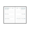 Aurora Classic7 Luna agenda semainier 2027 (1 semaine sur 2 pages) 4 langues - bleu 440150 - 2