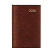 Aurora Daily Florence agenda journalier avec division par demi-heure 2026 (1 jour par page) 6 langues - bordeaux 330138 - 1