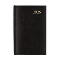 Aurora Daily Florence agenda journalier avec division par demi-heure 2026 (1 jour par page) 6 langues - noir 330139