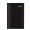 Aurora Daily de Luxe Florence agenda journalier avec division par demi-heure 2026 (1 jour par page) 6 langues - noir 330140 - 1