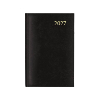 Aurora Florence agenda journalier 2027 avec répartition par demi-heure (1 jour par page) 6 langues - noir 440139