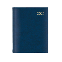 Aurora Largo de Luxe Florence agenda journalier 2027 avec répartition par heure (1 jour par page) 6 langues - bleu 440135