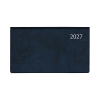 Aurora Novoplan Perl Luna agenda semainier 2027 répartition par heure (1 semaine sur 2 pages) 6 langues - bleu 440154 - 1
