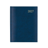 Aurora Plan-A-Week Florence 2027 agenda semainier avec répartition par quart d'heure (1 semaine sur 2 pages) 7 langues - bleu 440131 - 1
