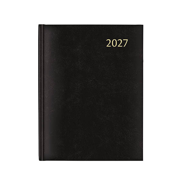 Aurora Plan-A-Week Florence 2027 agenda semainier avec répartition par quart d'heure (1 semaine sur 2 pages) 7 langues - noir 440132 - 1