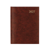 Aurora Plan-A-Week Florence agenda semainier 2027 avec répartition par quart d'heure (1 semaine sur 2 pages) 7 langues - rouge 440133 - 1