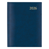 Aurora Plan-A-Week Florence agenda semainier avec division trimestrielle 2026 (1 semaine sur 2 pages) 7 langues - bleu 330131