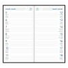 Aurora Timeplan Seta agenda semainier 2026 (1 semaine par page) 4 langues - bordeaux 330168 - 2