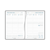 Aurora Universe Florence agenda semainier 2027 avec répartition par heure (1 semaine sur 2 pages) 6 langues - noir 440141 - 2