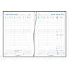 Aurora Universe Florence agenda semainier avec division horaire 2026 (1 semaine sur 2 pages) 6 langues - bordeaux 330143 - 2