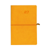 Aurora Universe Tesoro 2027 agenda semainier avec répartition par heure (1 semaine sur 2 pages) 6 langues - orange 440127 - 1