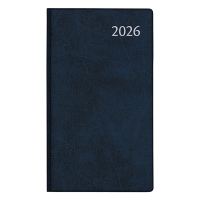 Aurora Visuplan Perl Luna agenda semainier avec division horaire 2026 (1 semaine sur 2 pages) 6 langues - bleu 330161