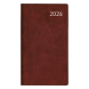 Aurora Visuplan Perl Luna agenda semainier avec division horaire 2026 (1 semaine sur 2 pages) 6 langues - bordeaux 330159 - 1