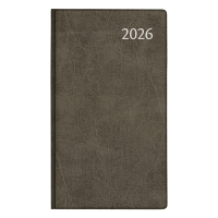 Aurora Visuplan Perl Luna agenda semainier avec division horaire 2026 (1 semaine sur 2 pages) 6 langues - noir 330160