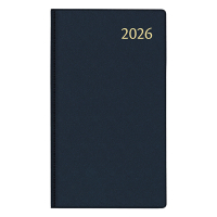 Aurora Visuplan Perl Seta agenda semainier avec division horaire 2026 (1 semaine sur 2 pages) 6 langues - bleu 330163