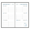 Aurora Visuplan Perl Seta agenda semainier avec division horaire 2026 (1 semaine sur 2 pages) 6 langues - bleu 330163 - 2