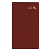 Aurora Visuplan Seta agenda semainier avec division horaire 2026 (1 semaine sur 2 pages) 6 langues - bordeaux 330124 - 1