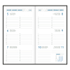Aurora Visuplan Seta agenda semainier avec division horaire 2026 (1 semaine sur 2 pages) 6 langues - vert 330123 - 2
