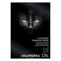 Aurora bloc à dessin A4 papier coloré 120 g/m² (20 feuilles) BL47 330072
