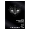 Aurora bloc à dessin A4 papier noir 120 g/m² (20 feuilles)