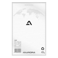 Aurora bloc de brouillon 135 x 210 mm 200 feuilles vierges 208U 330052