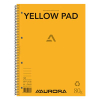 Aurora bloc de cours A4 ligné 80 g/m² 80 feuilles papier chamois