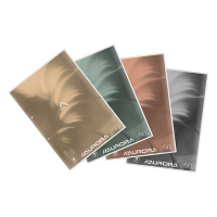 Aurora bloc de cours A4 ligné 90 g/m² assortiment 5 pièces (100 feuilles) D102MT 330048