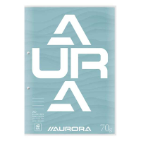 Aurora bloc de cours A4 quadrillé 4 x 8 mm 70 g/m² (100 feuilles) - bleu D102CDC/BL 330111