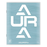 Aurora cahier quadrillé 165 x 210 mm 36 feuilles (10 mm) - bleu 136LQ10/B 330099
