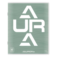 Aurora cahier quadrillé 165 x 210 mm 36 feuilles (10 mm) - vert 136LQ10/G 330098