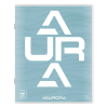 Aurora cahier quadrillé 165 x 210 mm 36 feuilles (5 mm) - bleu